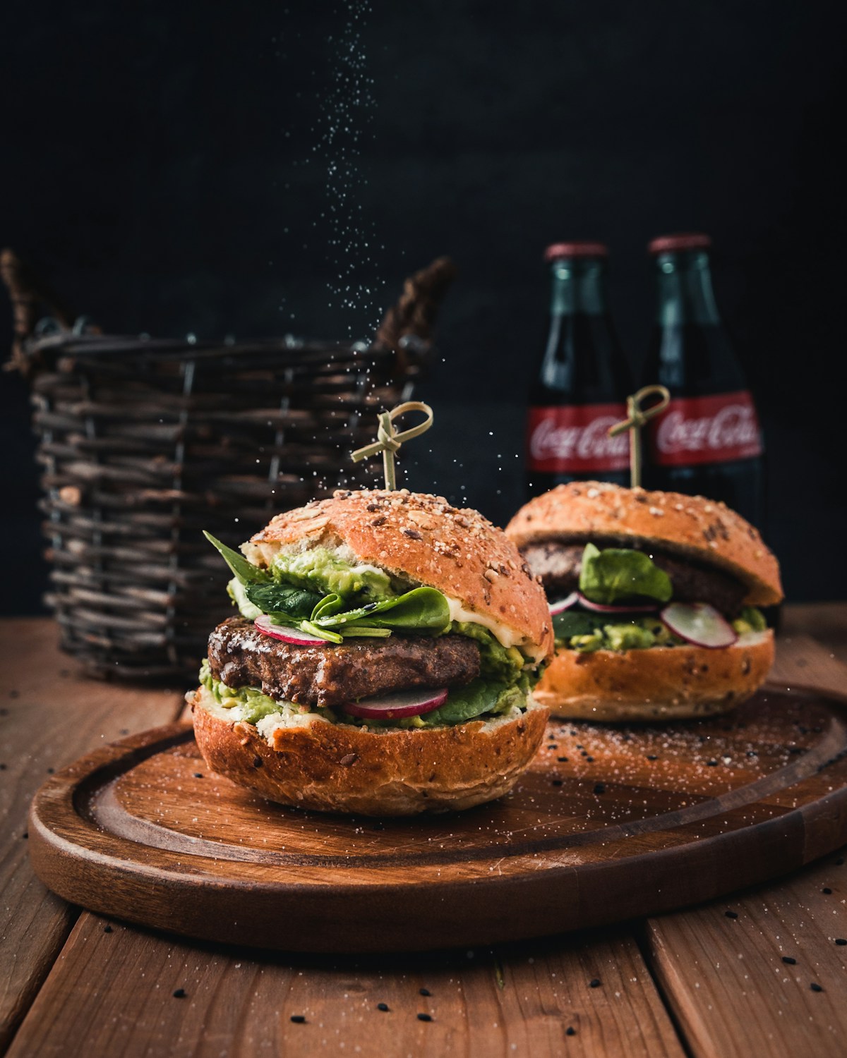 Saftiger Smashburger mit Käse